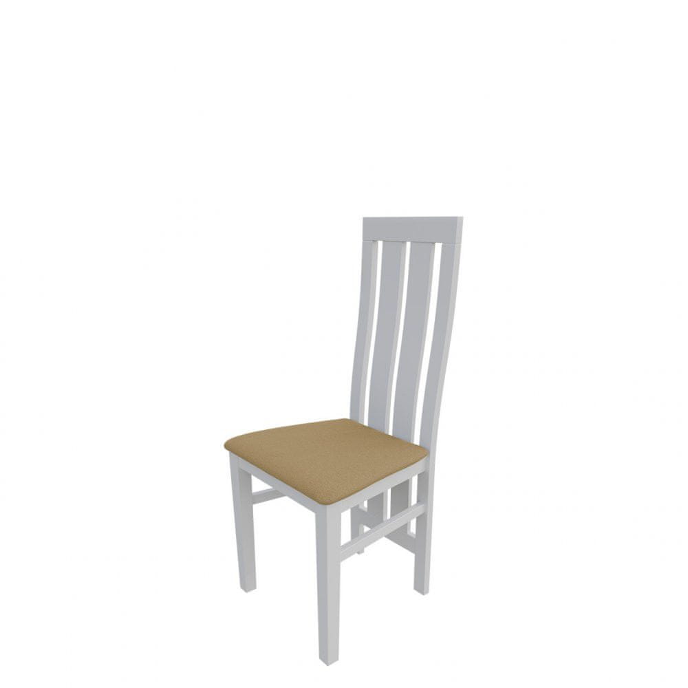 Veneti Jedálenská stolička MOVILE 42 - biela / béžová
